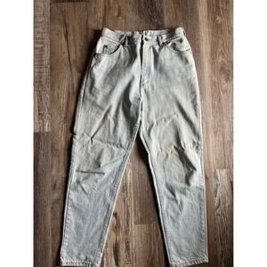 Vintage Lee Light Wash High Waisted Tapered Leg Jeans Made in USA Mens 14 Med